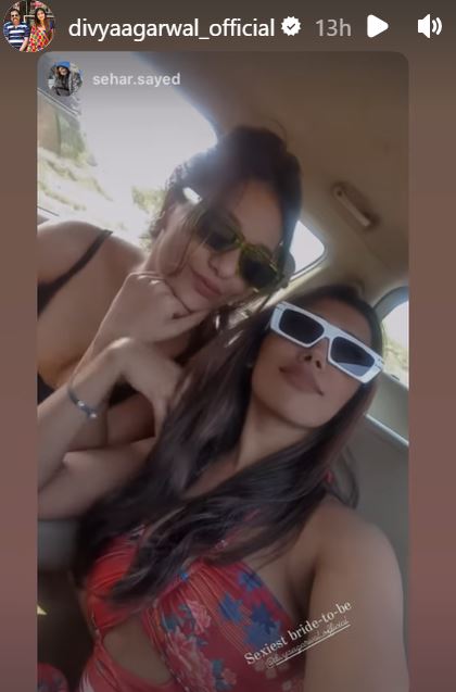 Divya Agarwal Bachelorette Party